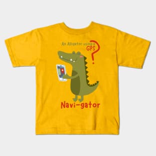 Alligator Crocodile Funny Shirt Design Kids T-Shirt